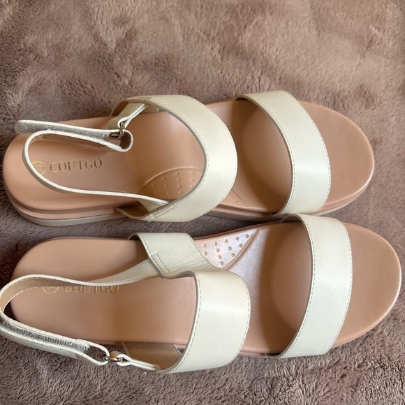 Chic cream Women's Sandals - Picture 6 of 11